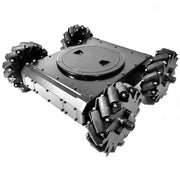 Lynxmotion - A4WD3 Rugged Mecanum Rover Autonomous Kit — professional product photo